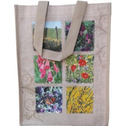Moyen cabas : nature et fleurs