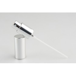 Pompe vaporisateur argentée spray