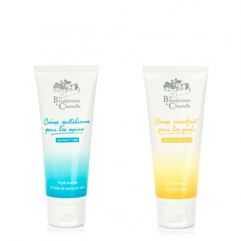 Natural, effective and moisturizing care for hands and feet. Production of monastic abbey.