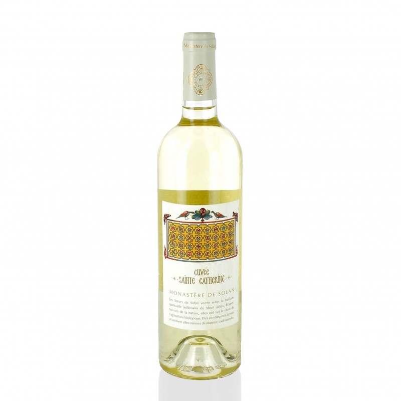 Vin blanc bio - cuvée Sainte Catherine - Monastère de Solan