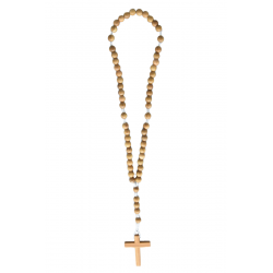Olive wood rosary
