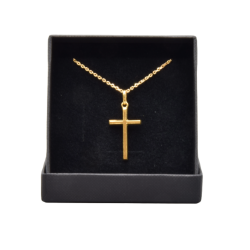 Golden cross pendant -...
