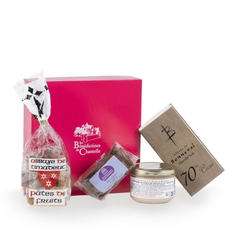 Coffret cadeau Noël dégustation de produits d'abbayes