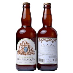 Bière d'abbaye française blonde-blanche