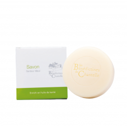Soft moisturizing soap for lime blossom skin