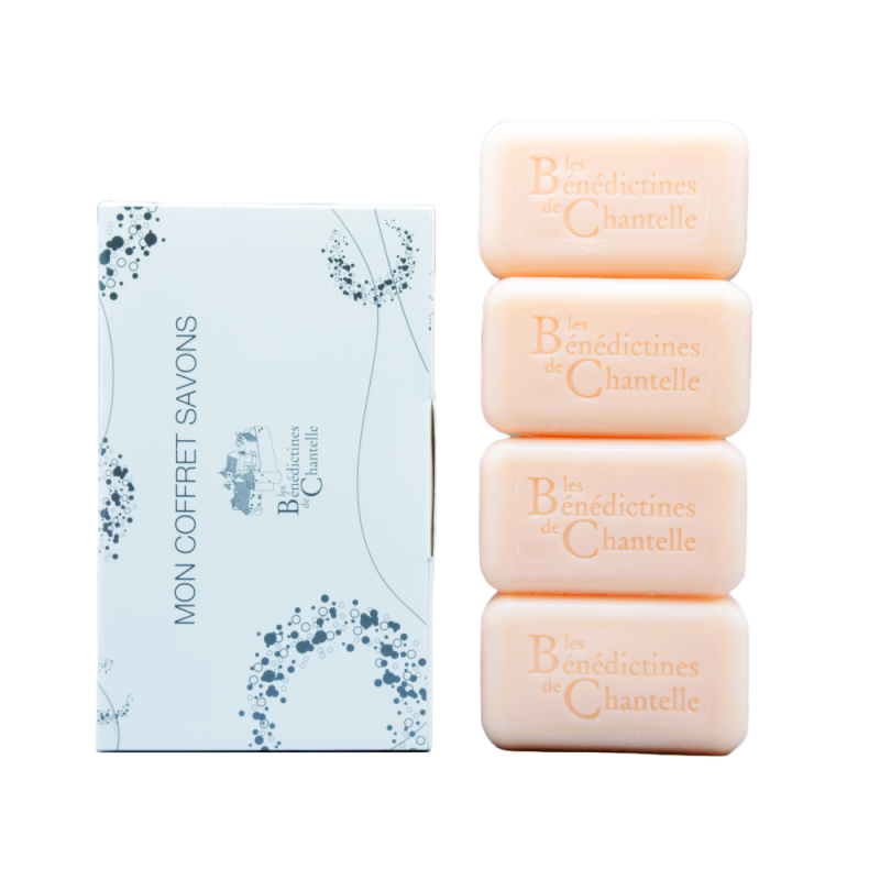 Coffret 4 savons senteur chèvrefeuille
