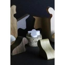 Crèche-puzzle en bois | 10...