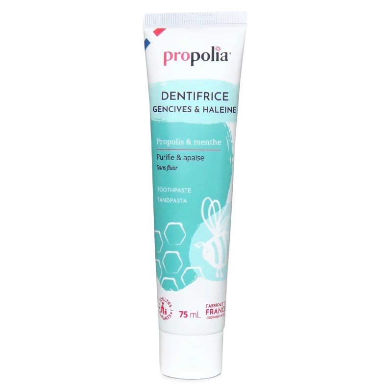 Dentifrice Propolis et Menthe soin des gencives