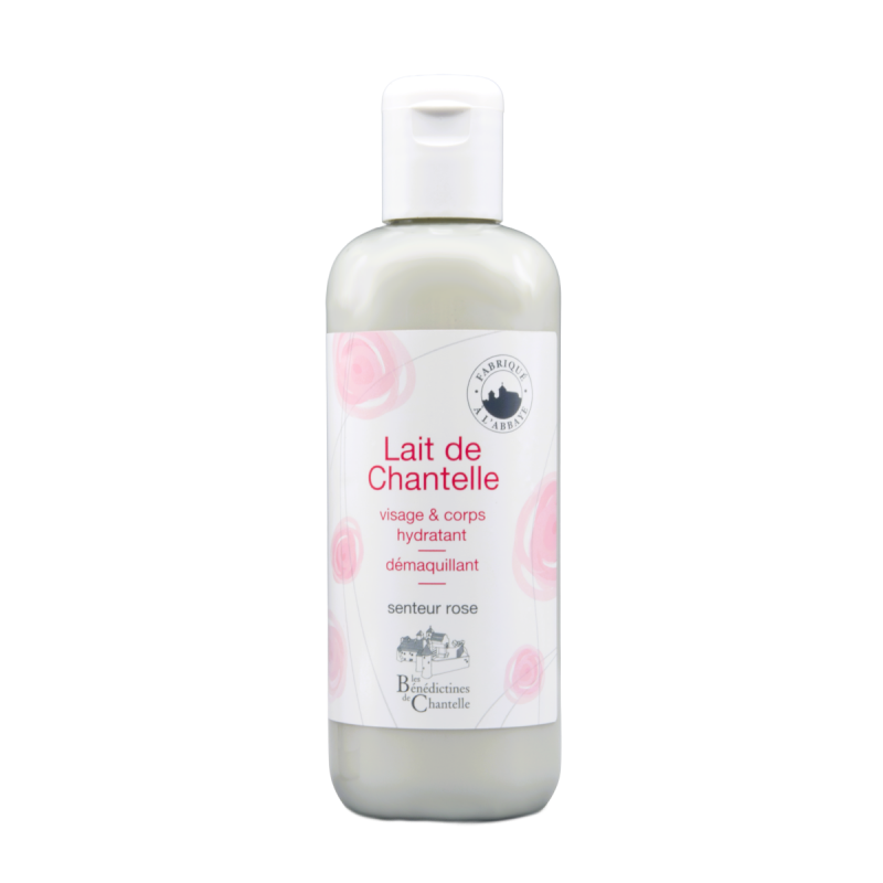 Lait de Chantelle hydratant fabriqué à l'abbaye visage et corps