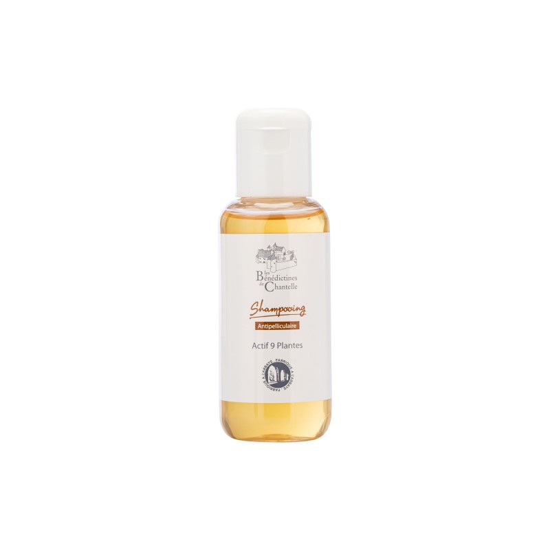 Shampooing naturel antipelliculaire fabriqué abbaye France 100ml
