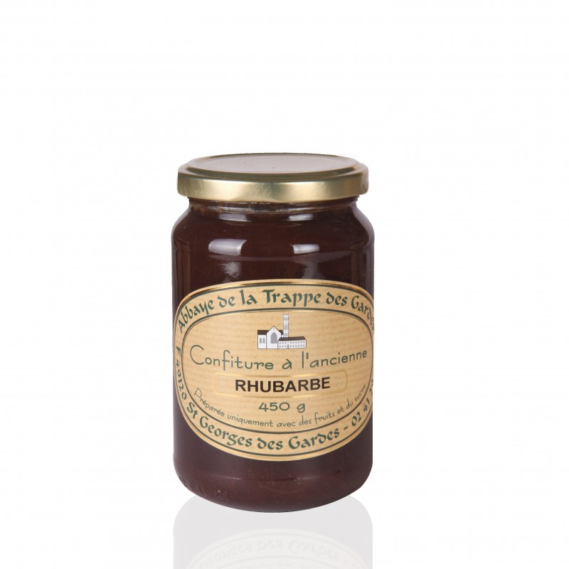 Artisanal Rhubarb jam - Abbey Trapp of the Gardes