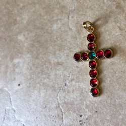 Pretty stone cross made in France