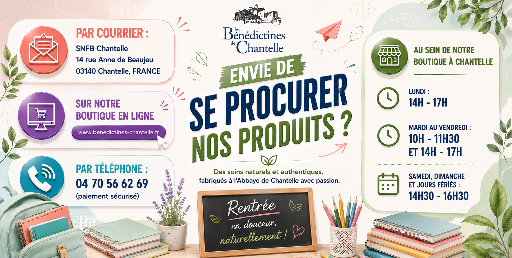 Comment commander et obtenir vos produits ?